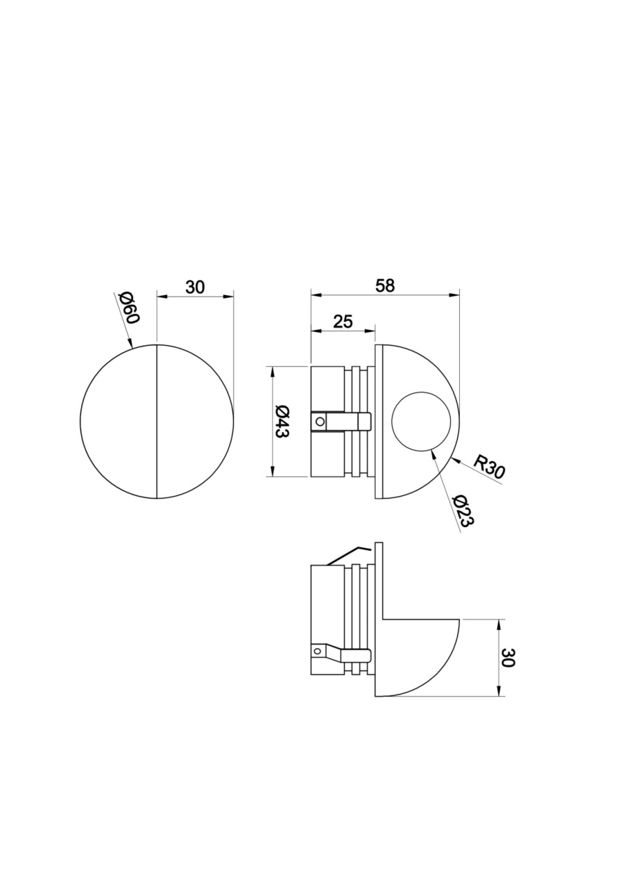 Aplica pentru exterior LED MEzzo O033WL-L3W3K, 3W, 350lm, lumina calda, IP54, alba, Maytoni