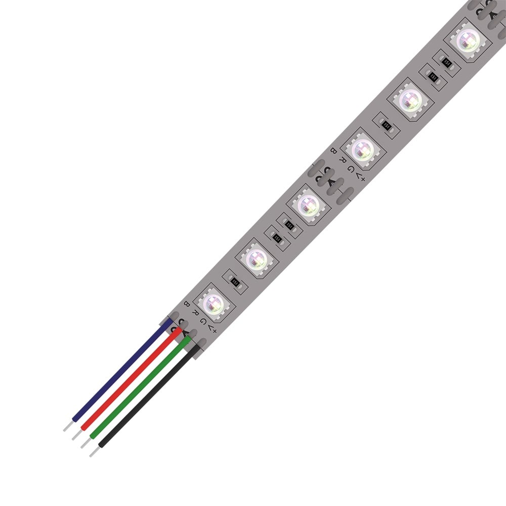 Banda led SMD 5050 Braytron, RGB, 12W/m, 60 leduri/m, 12V, IP20