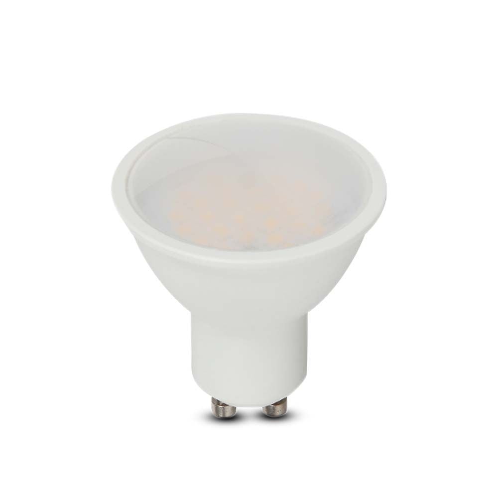 Bec LED 4.5W(35W) V-TAC VT-205, GU10, 400 lm, cip Samsung, lumina rece (6500 K), clasa energetica F