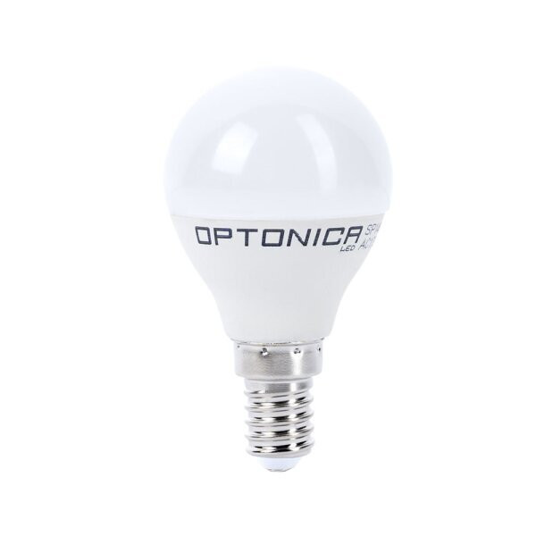 Bec LED 6W(40W) Optonica, E14, 480lm, lumina rece (6000 K), dimabil, clasa energetica G