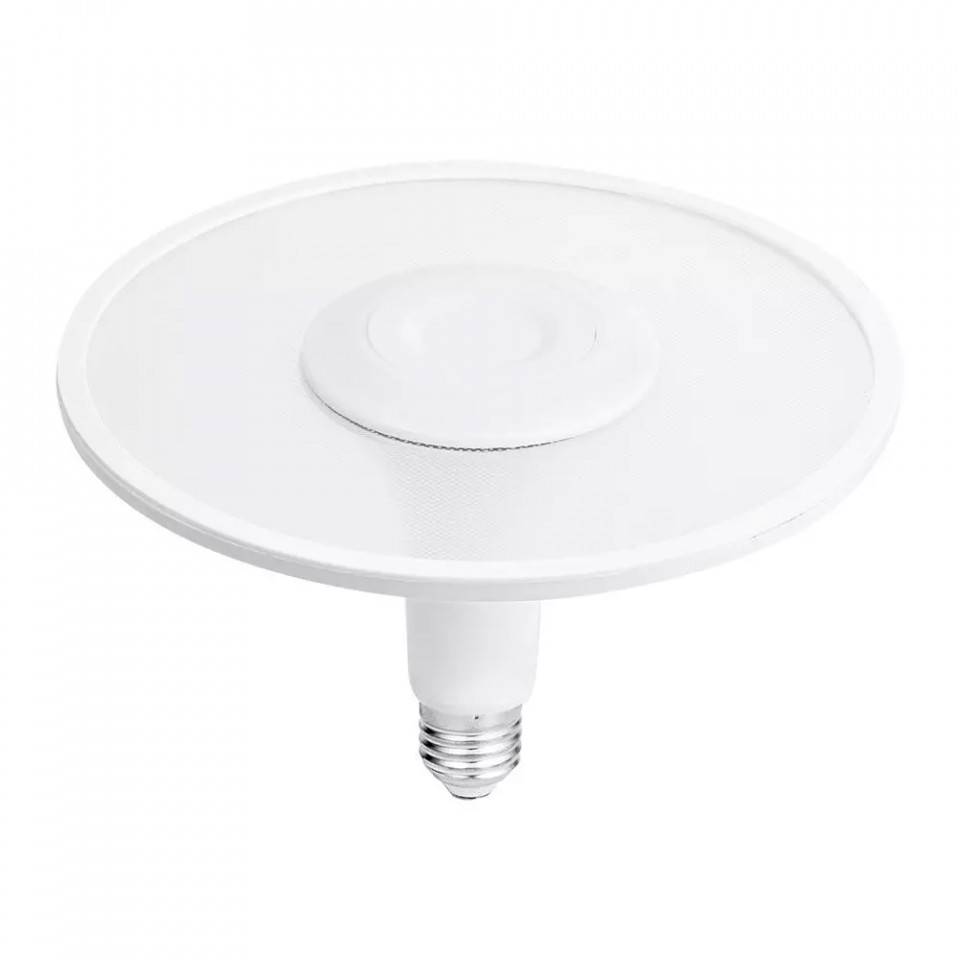 Bec LED Acrilic UFO V-TAC, 18W(70W), E27, 920 lm, lumina rece (6400K), alb, clasa energetica G - 1 | YEO