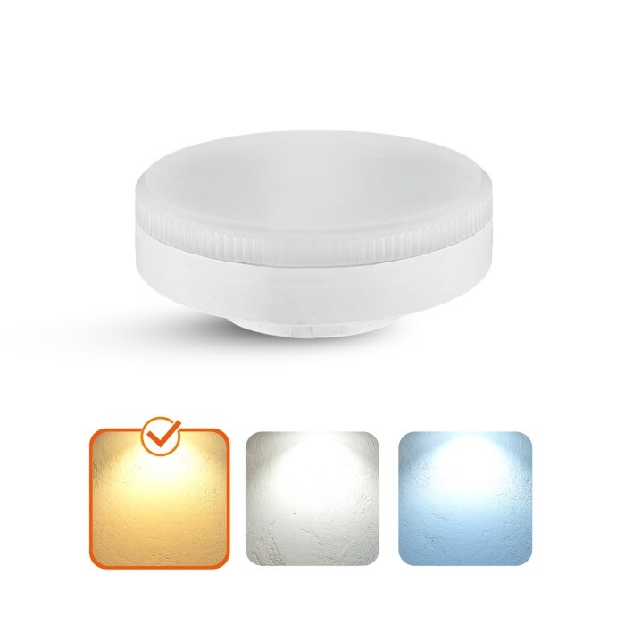 Bec LED GX53, 11W, 1055lm, lumina calda (3000 K), Kobi - imagine 3