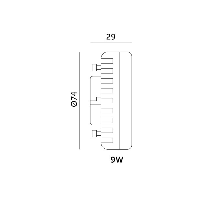 Bec LED GX53, 9W, lumina neutra (4000 K), 820lm, Kobi - imagine 4