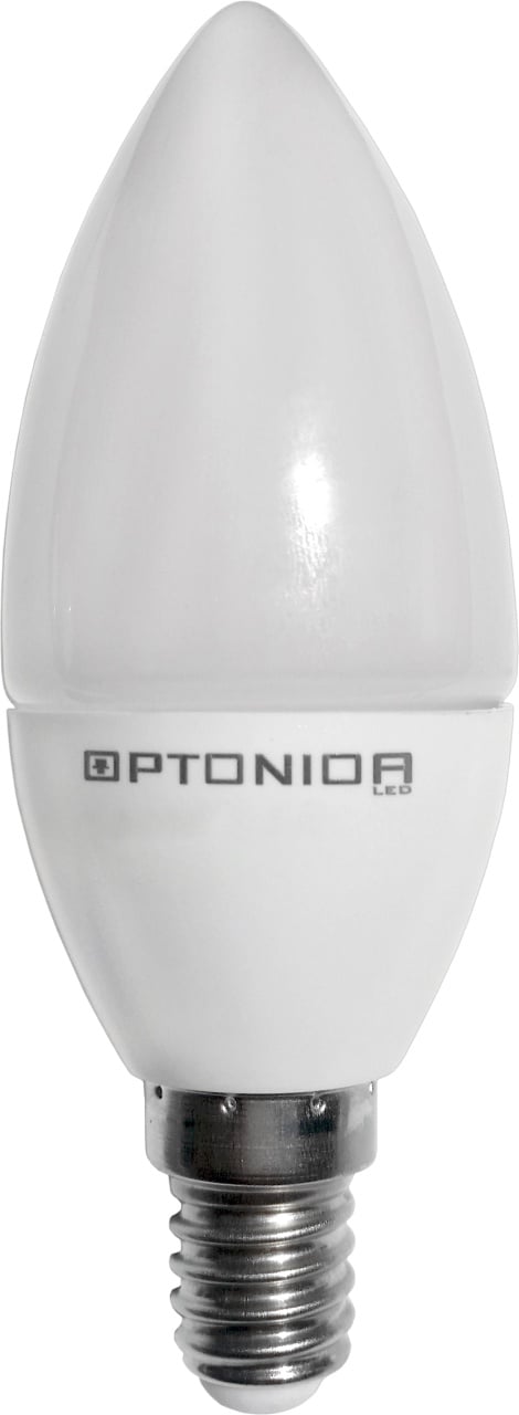 Bec LED lumanare Optonica, E14, 6W(48W), 480 lm, lumina rece (6500K), dimabil, clasa energetica G
