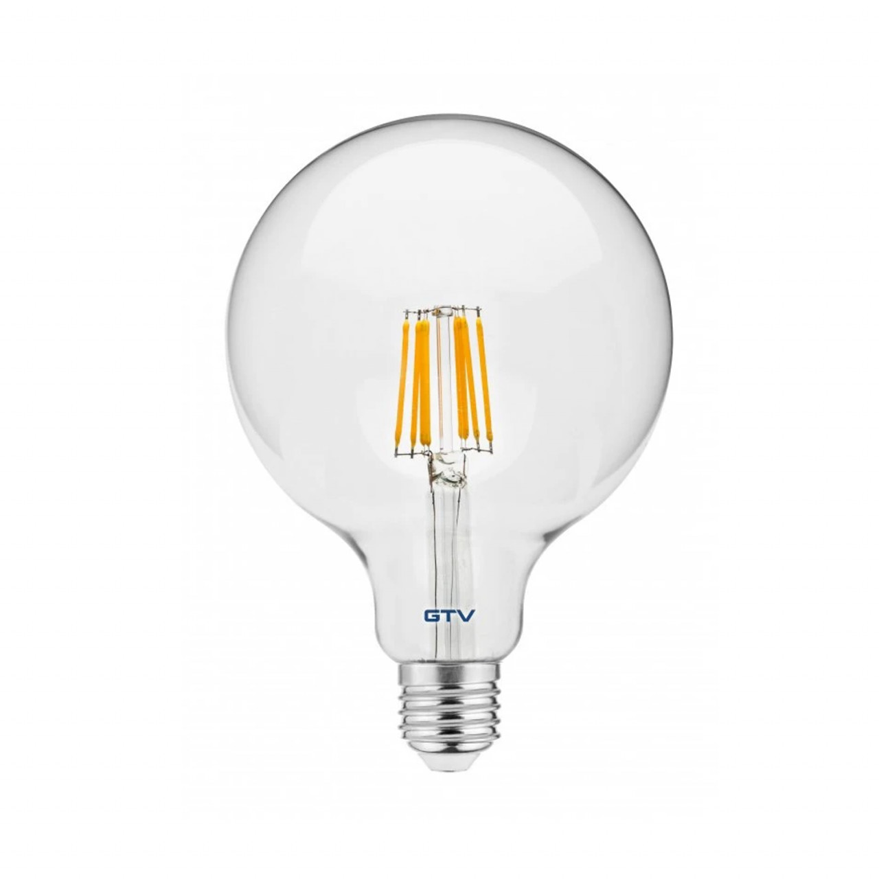 Bec LED Vintage 8W(60W) GTV, G125, E27, 880lm, lumina neutra (4000K)