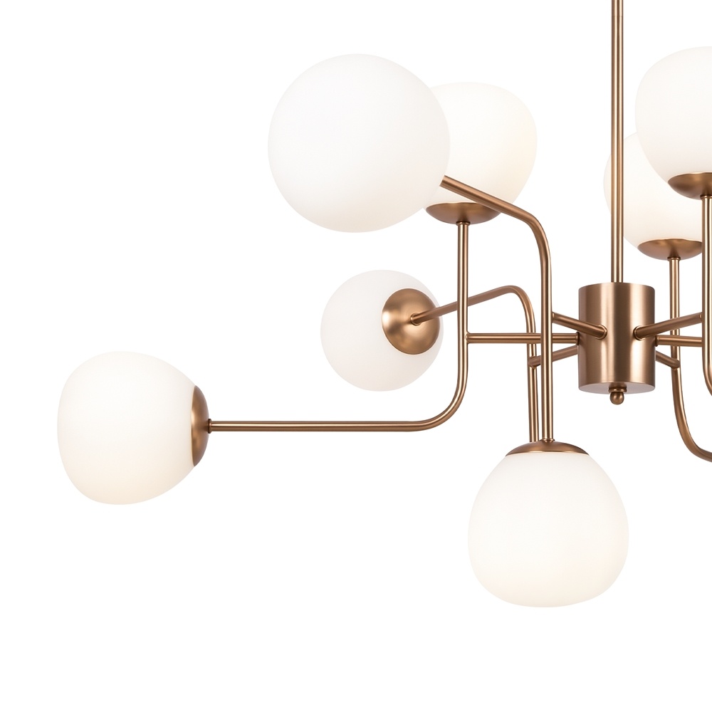 Candelabru Erich MOD221PL-12G, 12xE14, alb+auriu, IP20, Maytoni - 3 | YEO