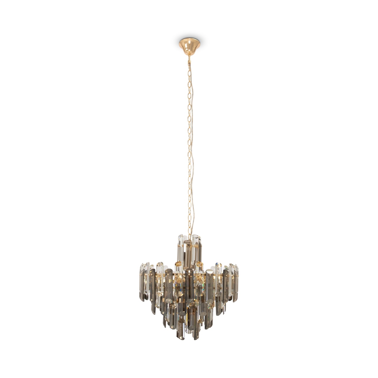 Candelabru Flare DIA200PL-06G, 6xE14, auriu+transparent, IP20, Maytoni