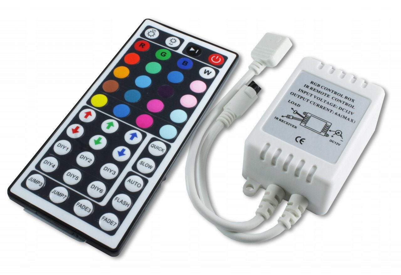 Controller slim 44 taste banda led RGB 6A 12V 72W