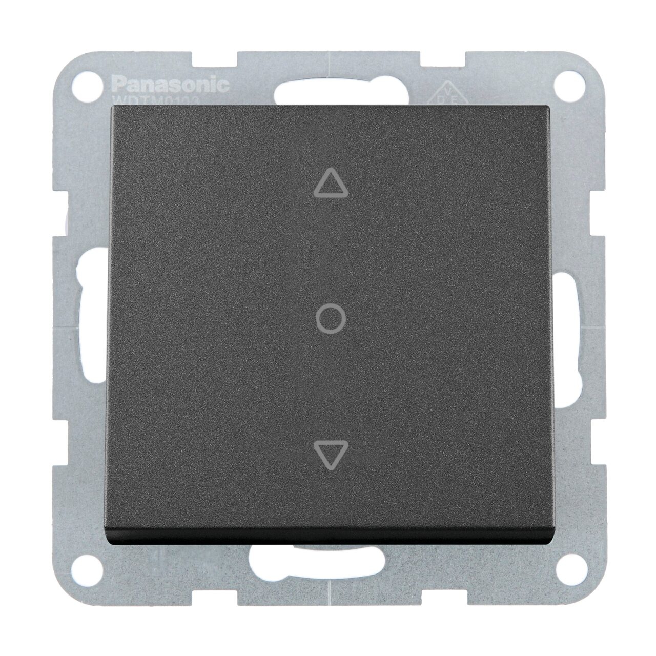 Intrerupator jaluzele 10A, IP20, Grafit, Panasonic Karre Plus 55