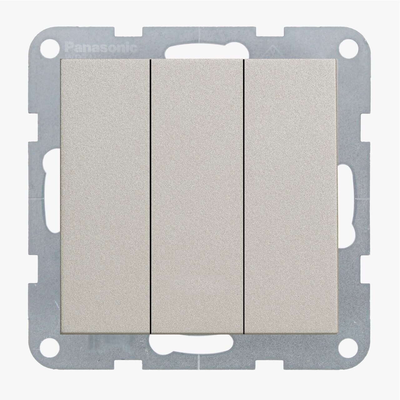Intrerupator triplu 10A, IP20, Bronz, Panasonic Karre Plus 55