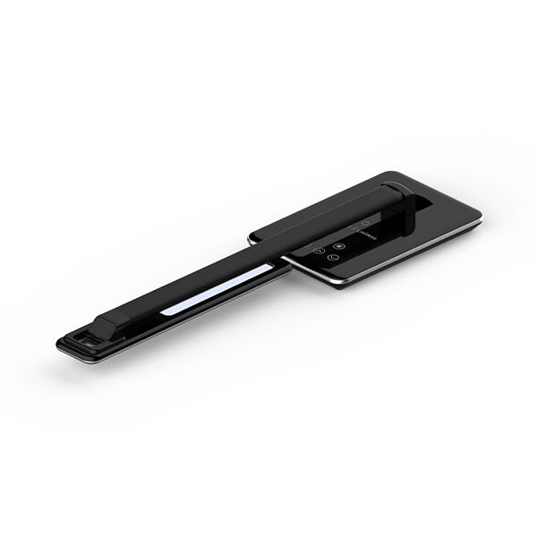 Lampa de birou LED 5W, 500lm, 3IN1, incarcare wireless, dimabila, neagra, Braytron - imagine 4