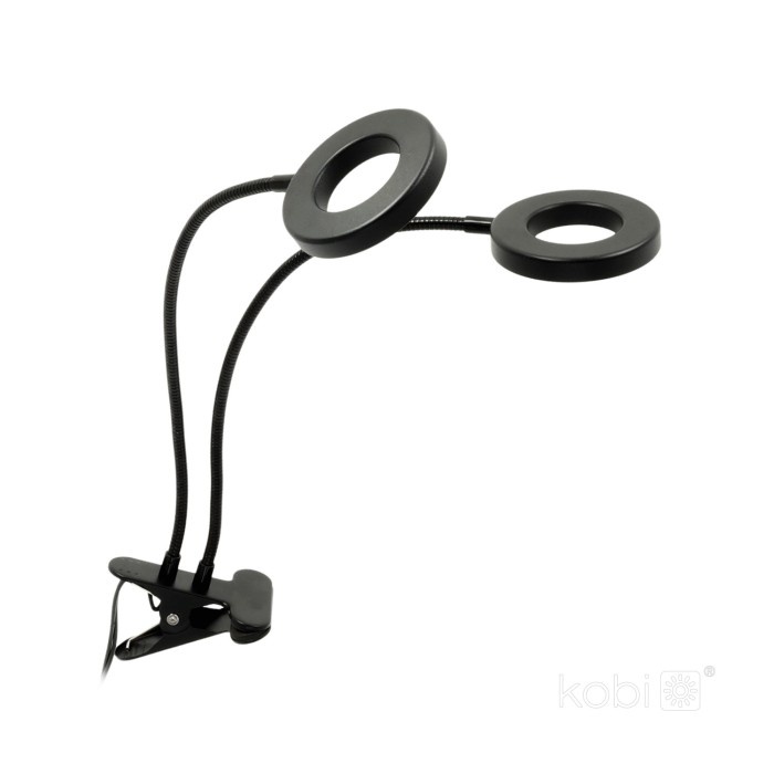 Lampa pentru cresterea plantelor Vitaro Ring, 8W, 2 brate ajustabile, dimabil, temporizator, Kobi Design - imagine 7