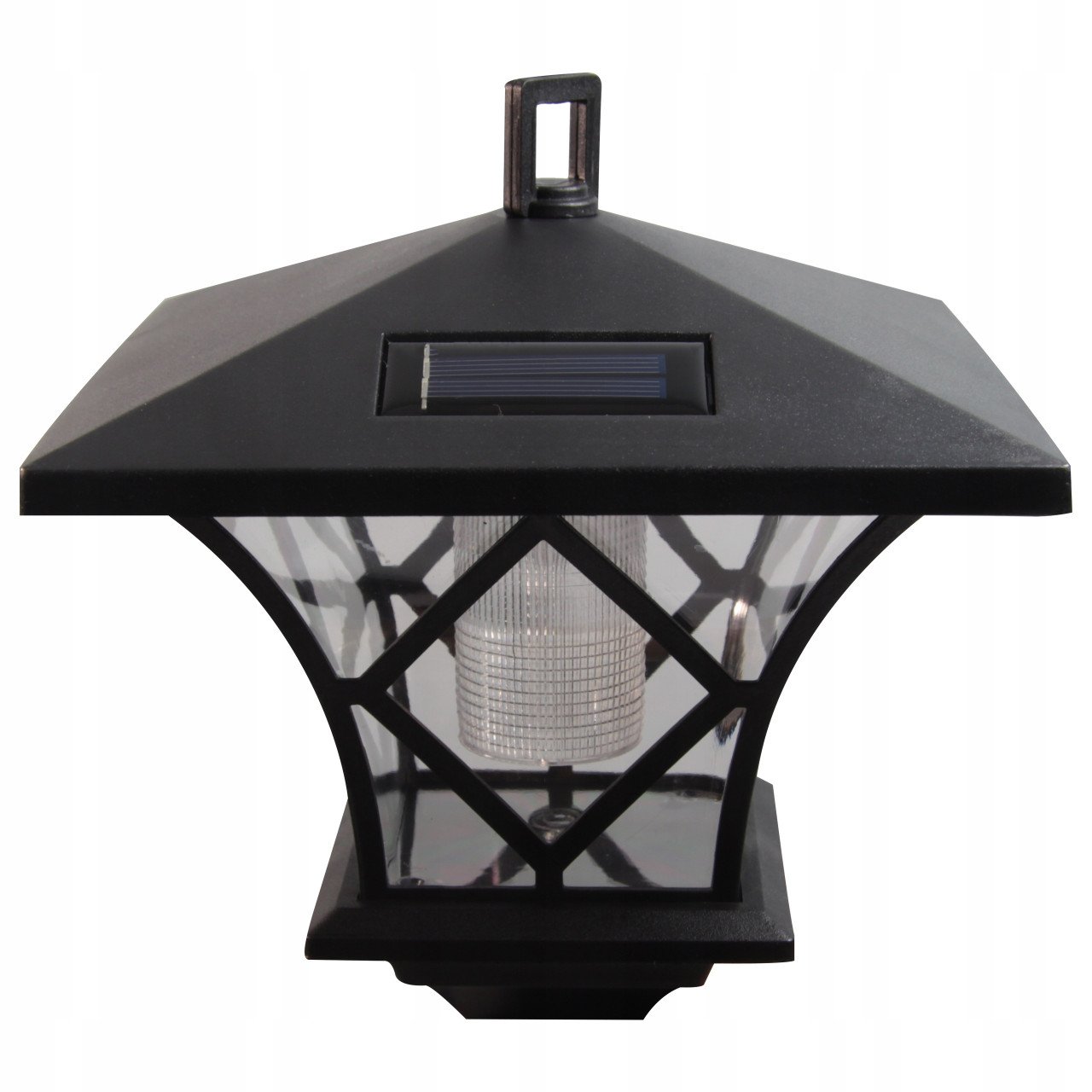 Lampa solara Masterled, 143cm, senzor de lumina integrat, IP44, neagra - 2 | YEO