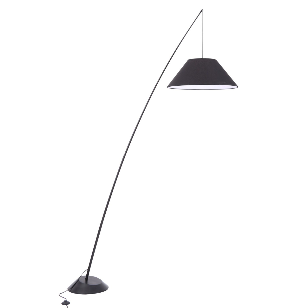 Lampadar Campanula Z002FL-01B, cu intrerupator, 1xE27, negru, IP20, Maytoni