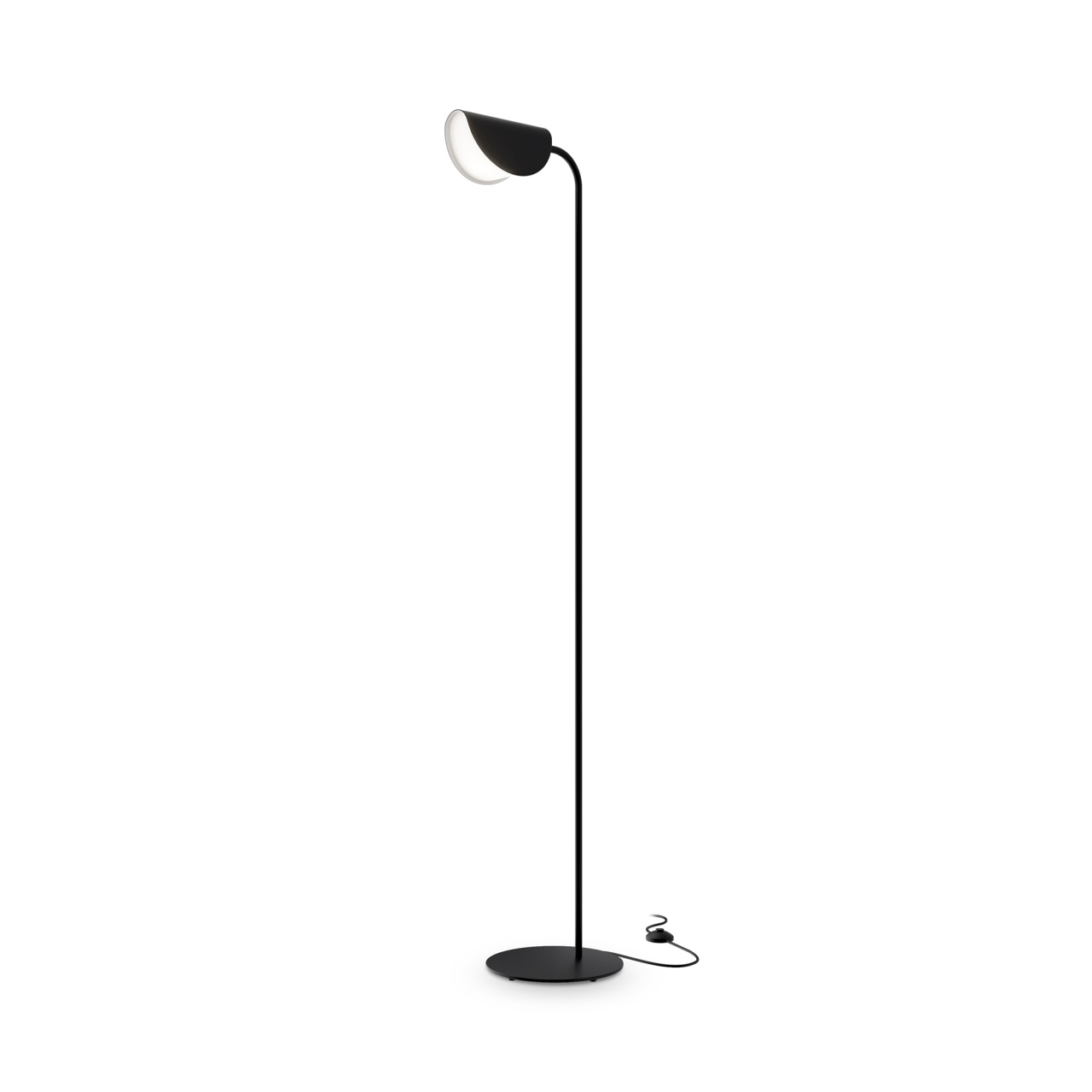 Lampadar Mollis MOD126FL-01B, cu intrerupator, 1xG9, negru, IP20, Maytoni