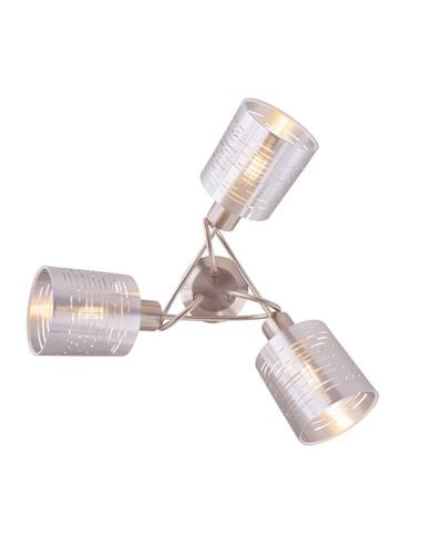 [Lichidare stoc]Plafoniera Murcia 15343-3D, 3xE14, argintie, IP20, Globo Lighting - 2 | YEO