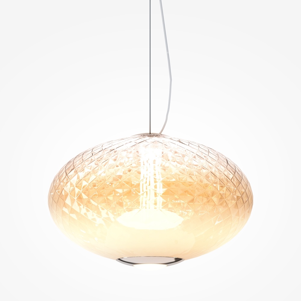 Pendul Bruma, 12W, lumina calda (2700 K), crom, Maytoni - imagine 3