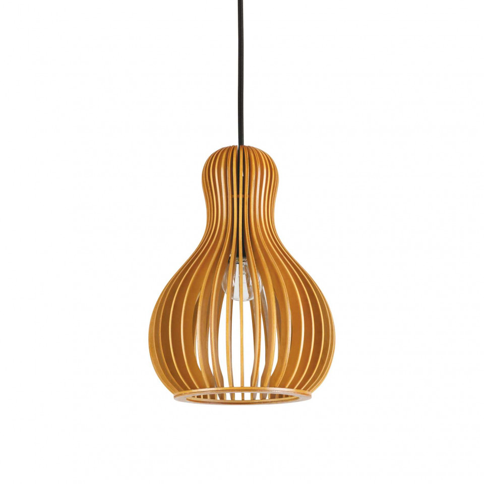 Pendul Citrus 159867, 1xE27, natural, IP20, Ideal Lux