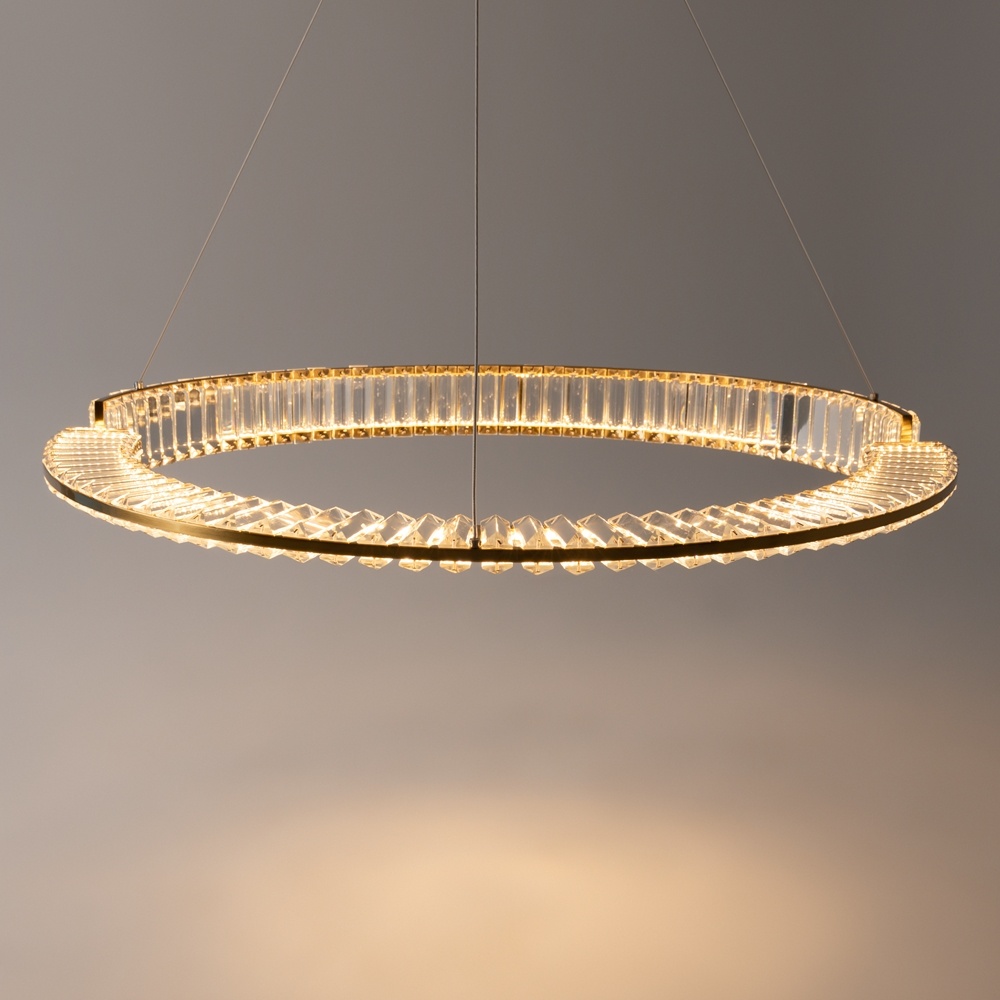 Pendul Krone, 45W, lumina calda (3000K), alama, Maytoni - imagine 3