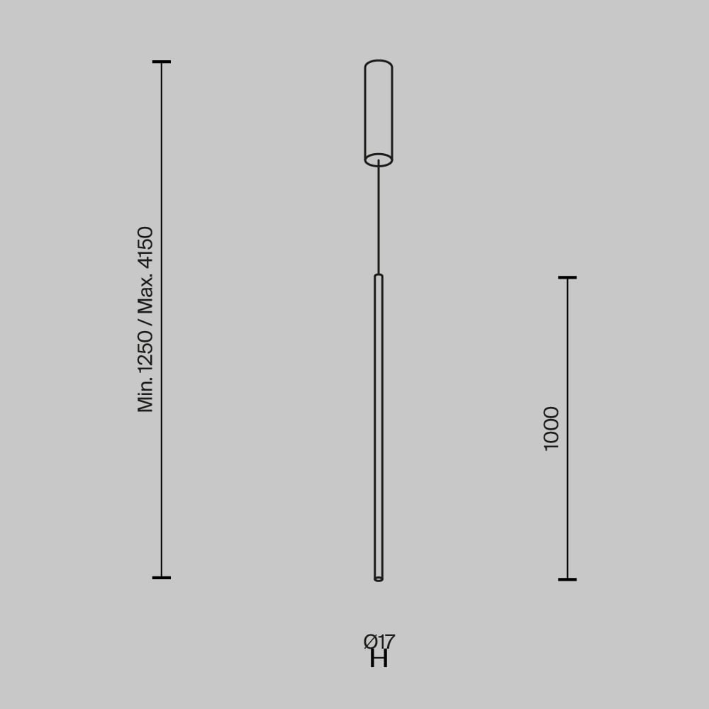 Pendul LED Halo MOD246PL-L24BK1, 15W, 750lm, lumina calda, IP20, negru, Maytoni