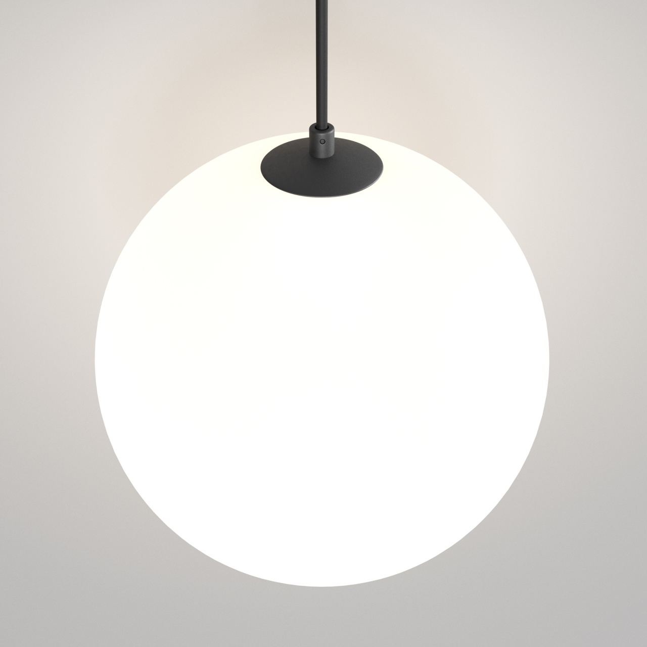 Pendul LED Luna P039PL-5W3K-20INS-B, 5W, 310lm, lumina calda, IP20, negru+alb, Maytoni - 1 | YEO