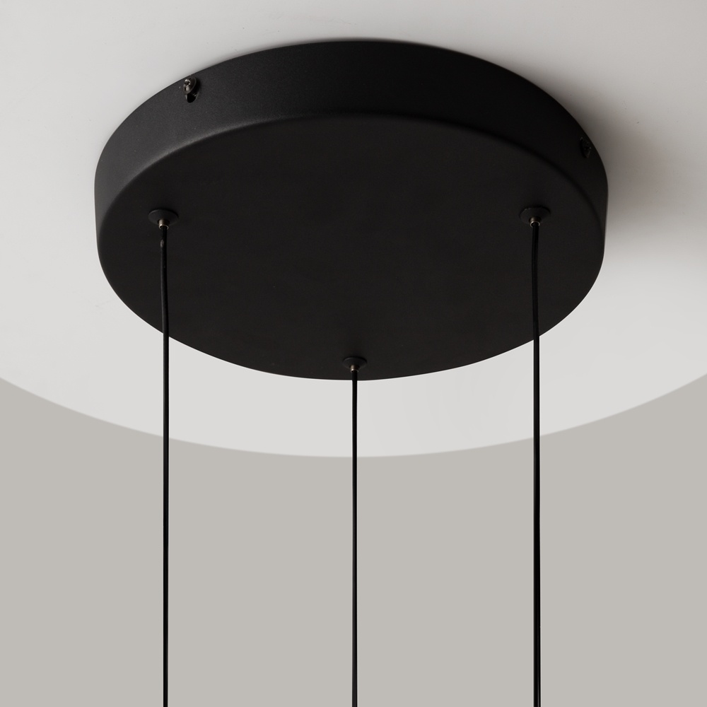 Pendul LED Misterio, 15W, lumina calda (2700K), dimabil, negru, Maytoni - imagine 6