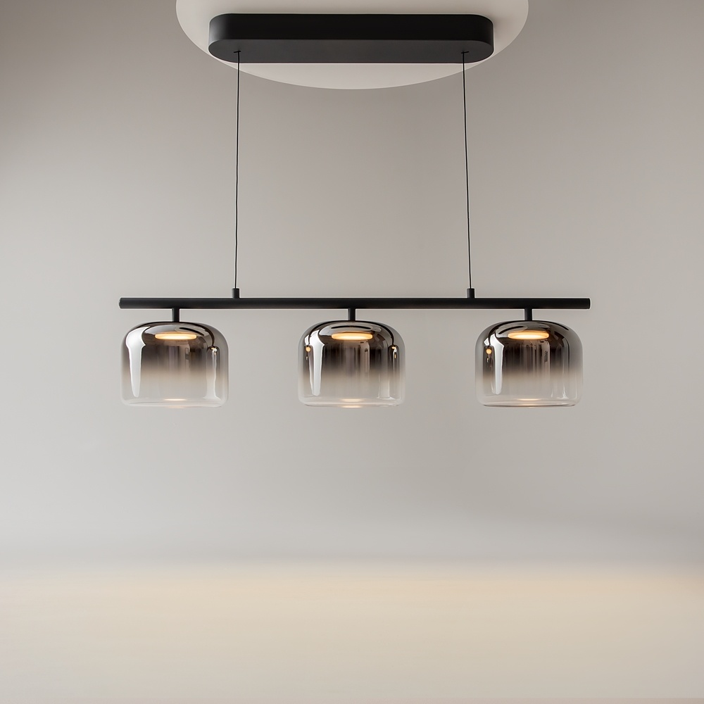 Pendul LED Spirito 14W, lumina calda (3000 K), dimabil, negru, Maytoni - imagine 3