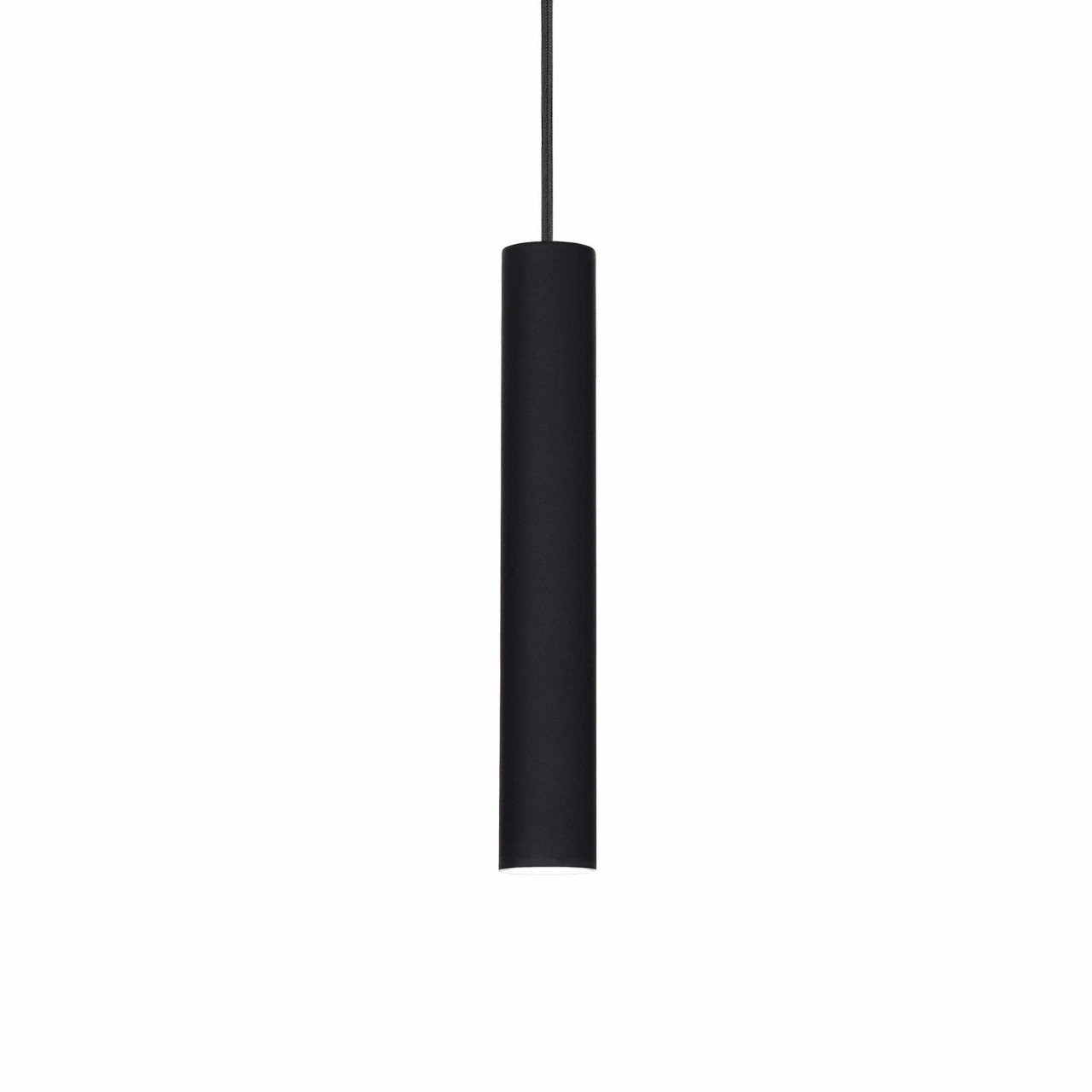 Pendul LED Tube 211466, 9W, 1200lm, lumina calda, negru, IP20, Ideal Lux