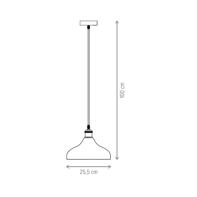 Pendul Oxigen KL111062, 1xE27, crom+fumuriu, IP20, Klausen - 2 | YEO