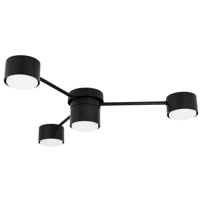 Plafoniera Guliver, 4xGX53, 85 cm, neagra, Masterled - 3 | YEO