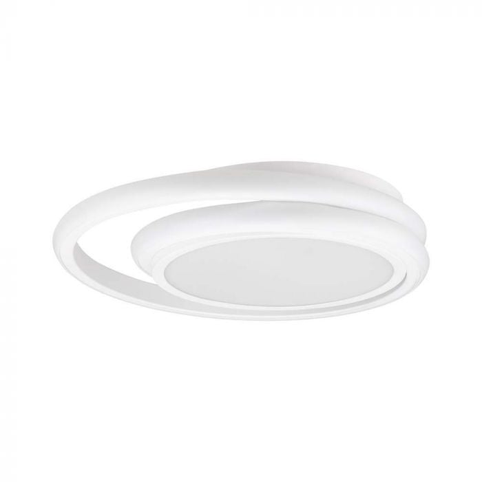 Plafoniera LED alba, rotunda, 24W, 2560lm, lumina neutra (4000K), IP20, V-Tac