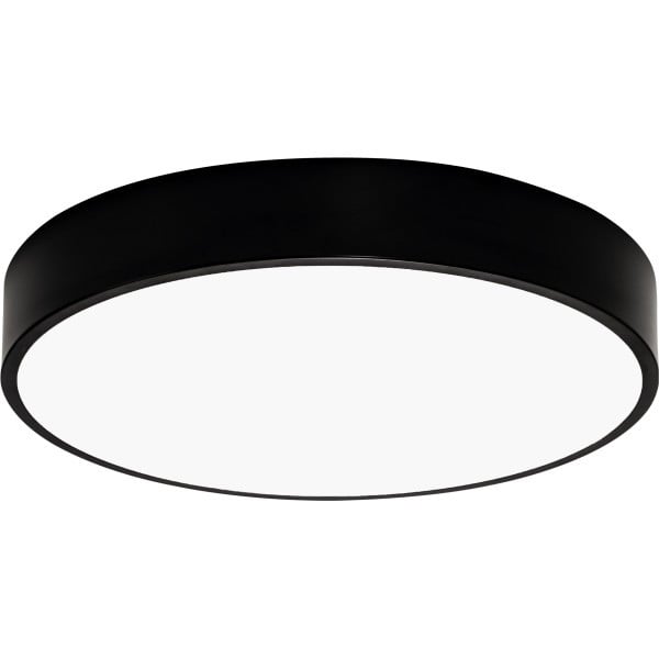 Plafoniera LED Blade BR-BH16-04281, rotunda, 45W, 3680lm, lumina calda+neutra+rece, IP20, neagra, Braytron Plus