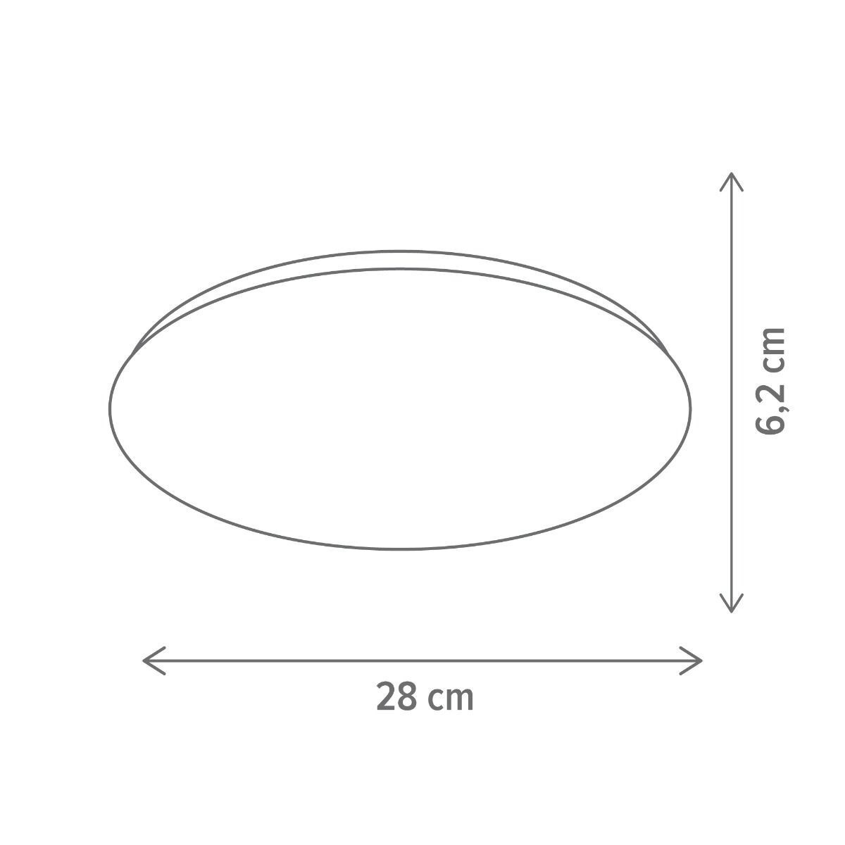 Plafoniera LED Cloudy, 12W, lumina neutra(4000 K), alba, Klausen