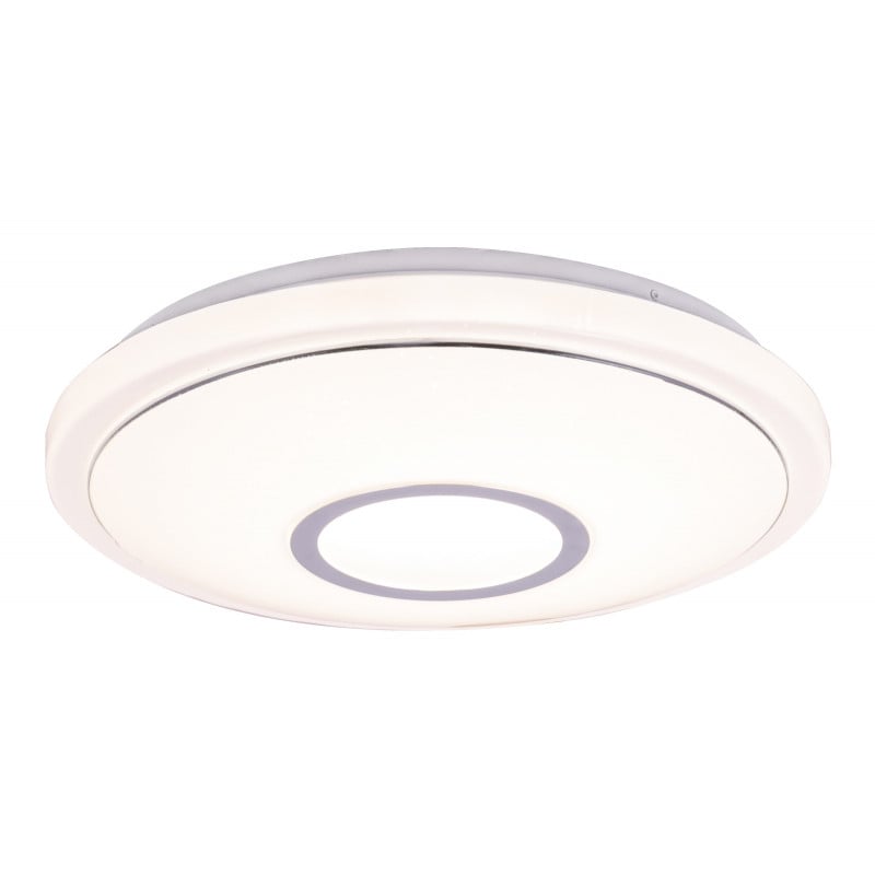 Plafoniera LED Connor 41386-16SH, cu telecomandă, 16W, 1040lm, lumina calda+neutra+rece, IP20, alba, Globo Lighting