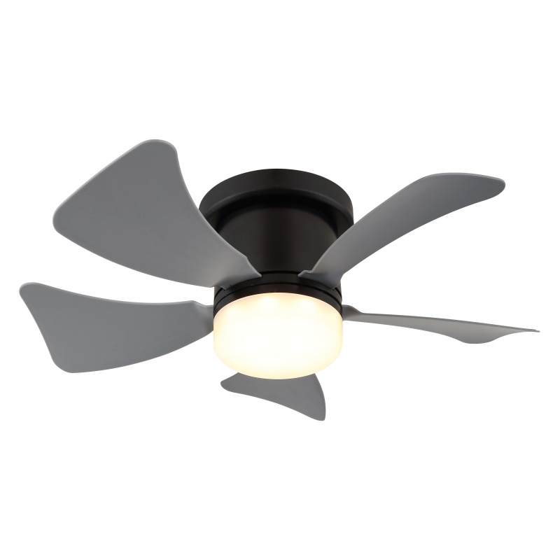 Plafoniera LED cu ventilator, 10W, 750lm, lumina calda/neutra/rece 3000-6500K, IP20, neagra, Globo - 1 | YEO
