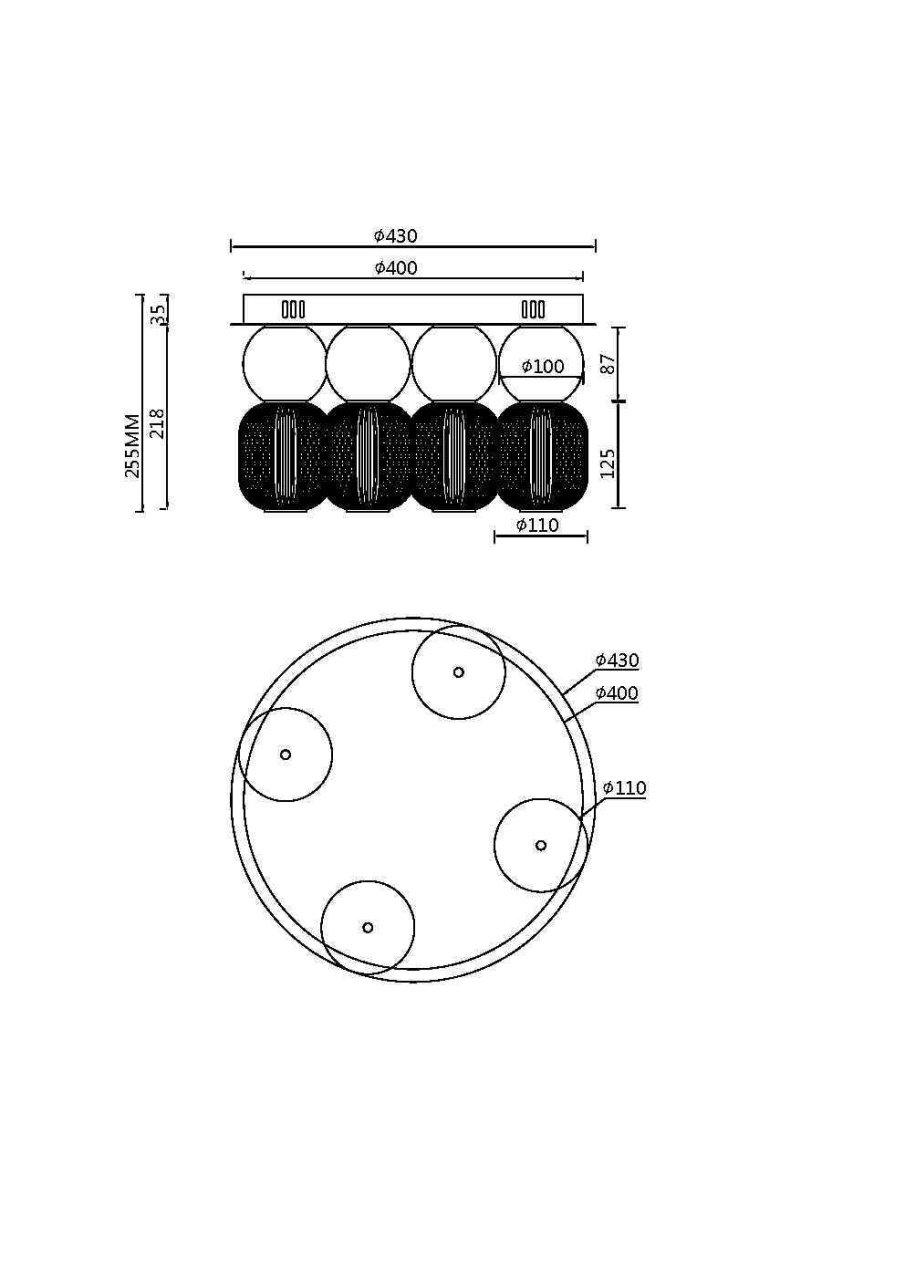 Plafoniera LED Drop MOD273CL-L60G3K, 60W, 7000lm, lumina calda, IP20, crom, Maytoni - 2 | YEO