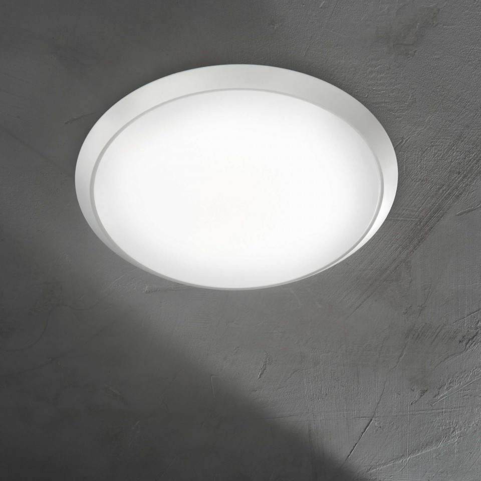 Plafoniera LED Gemma 252612, 24W, 2880lm, lumina calda, IP20, alba, Ideal Lux - 1 | YEO