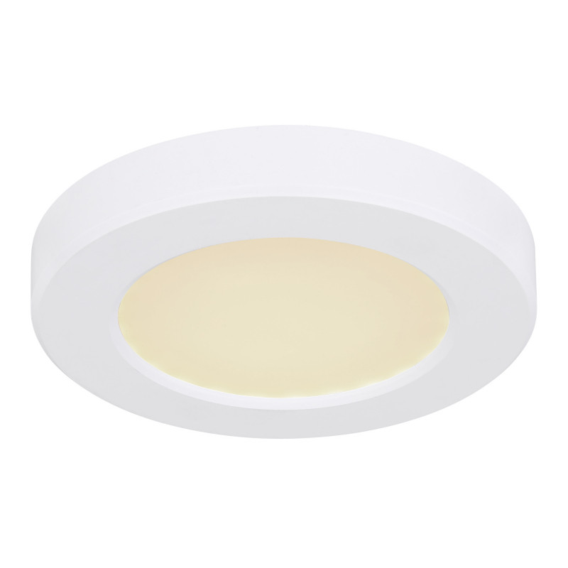 Plafoniera LED Lasse 1237-6W, 6W, 450lm, lumina calda+neutra+rece, IP20, alba, Globo Lighting