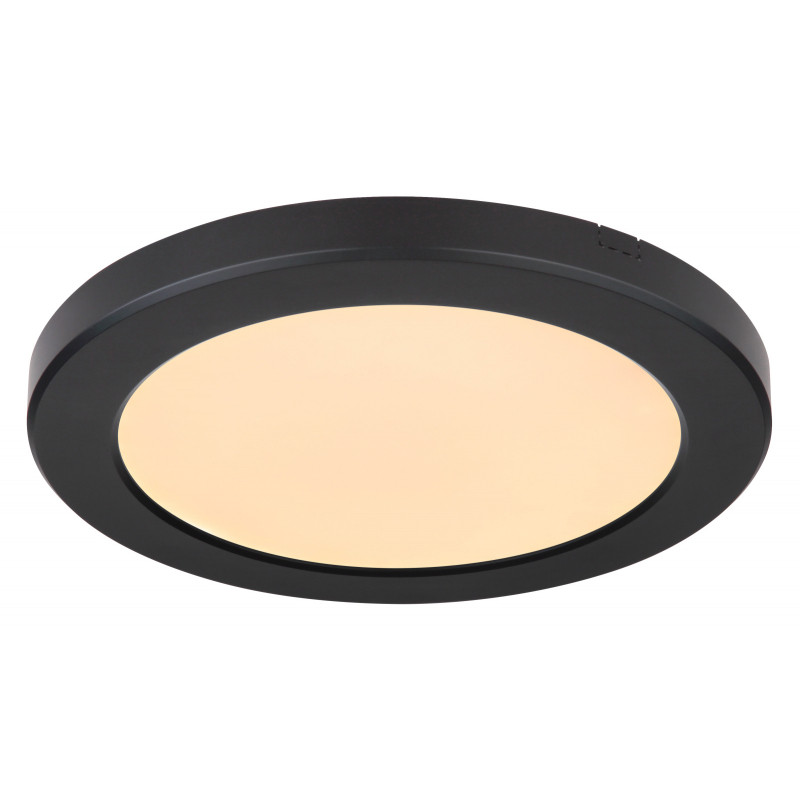 Plafoniera LED Lasse 12379-18B, 18W, 1500lm, lumina calda+neutra+rece, IP20, neagra, Globo Lighting