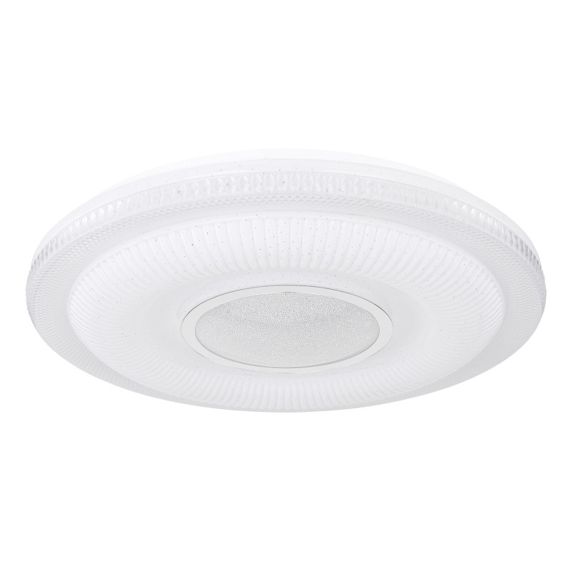 Plafoniera LED Magnifique 48007FSH-30, cu telecomandă, 30W, 2300lm, lumina calda+neutra+rece, IP20, alba+crom, Globo Lighting - 3 | YEO