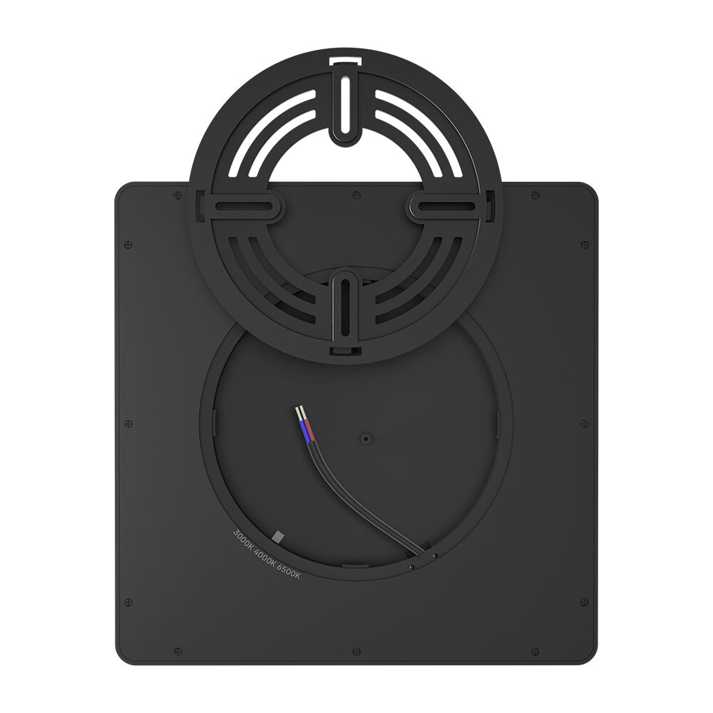 Plafoniera LED patrata Jade 20W, lumina calda/neutra/rece, neagra, IP40, Braytron - imagine 5