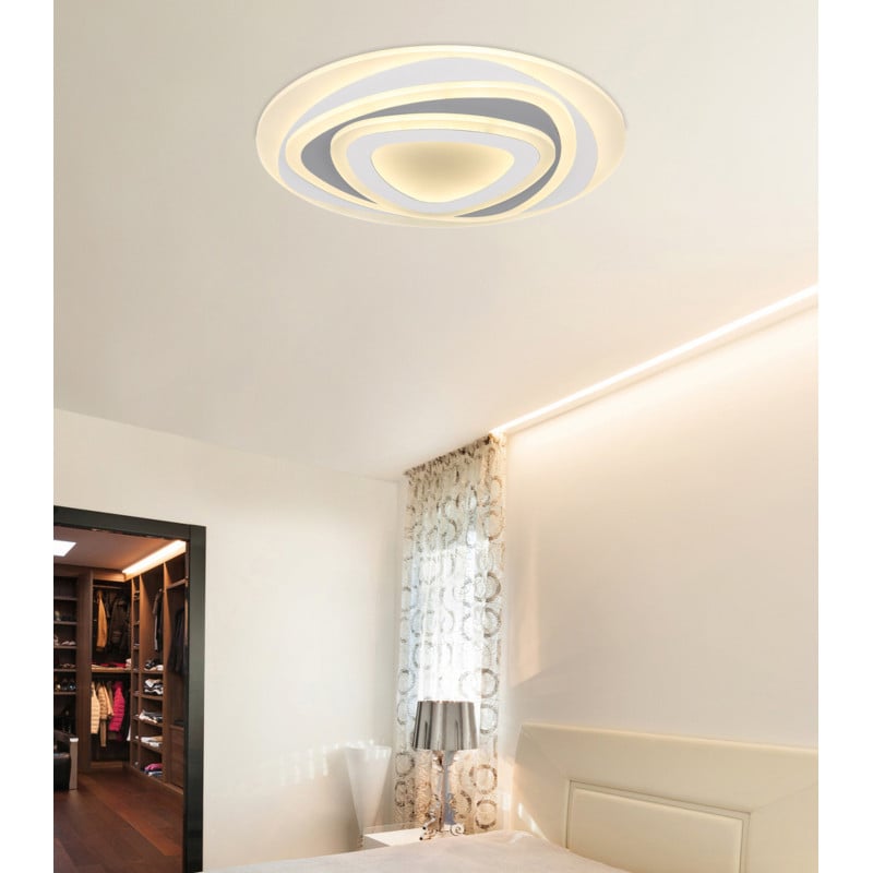 Plafoniera LED Sabatino 48012-46, cu telecomandă, 46W, 3200lm, lumina calda+neutra+rece, IP20, Globo Lighting - 1 | YEO