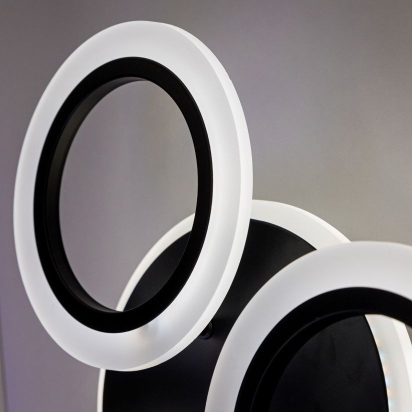 Plafoniera LED Smart Primus, 37W, lumina calda/neutra/rece, neagra, Klausen - imagine 3