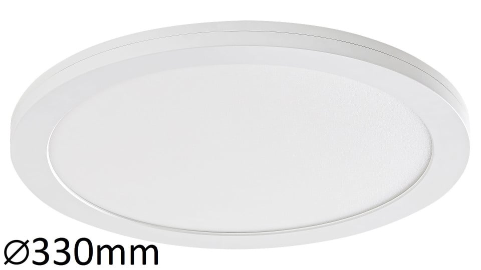 Plafoniera LED Sonnet 1490-RAB, 30W, 2800lm, lumina neutra, IP20, alba, Rabalux