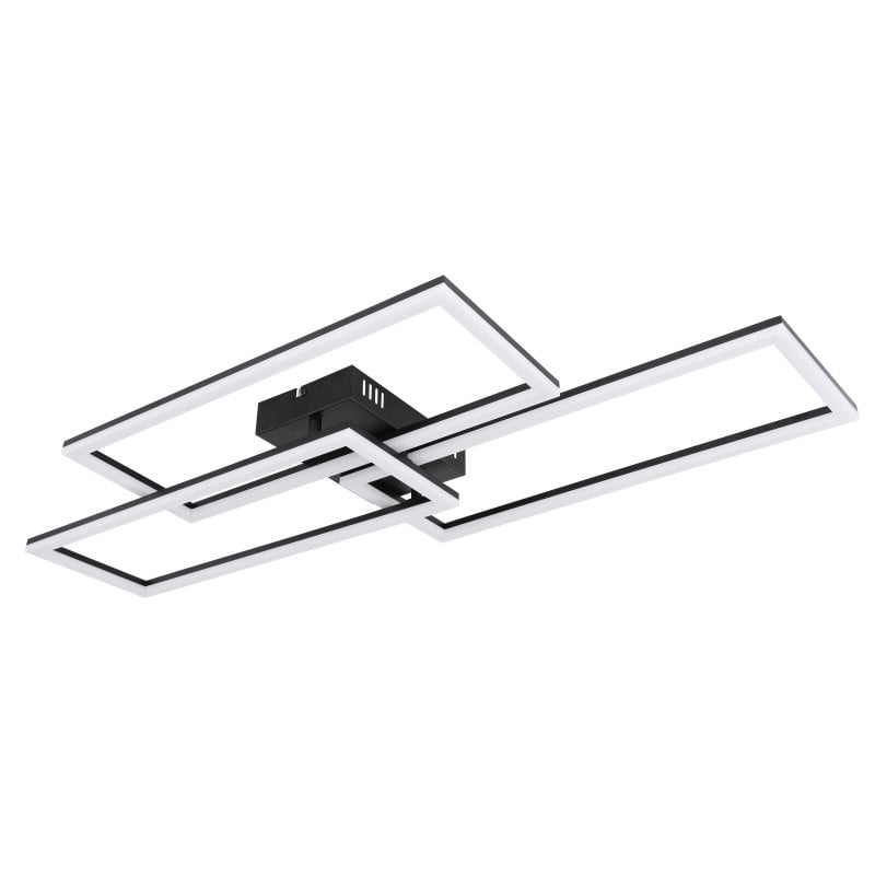 Plafoniera LED Tiny 67247-58, 58W, 4200lm, lumina calda+neutra+rece, IP20, neagra, Globo Lighting - 2 | YEO