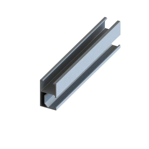 Profil aluminiu pentru montaj panouri solare, 1.2m, 27x45mm, Optonica