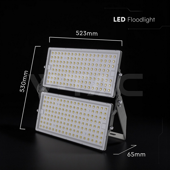 Proiector LED CREE 500W, lumina rece (6500K), 67500 lm, negru, IP65, V-TAC - imagine 7