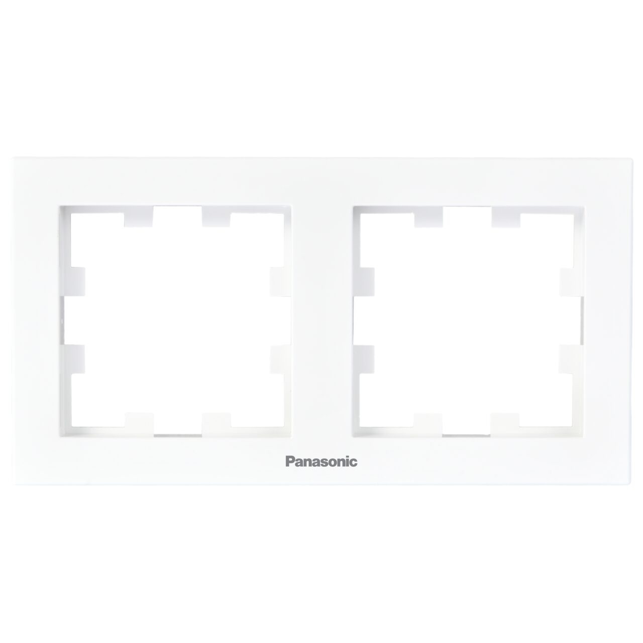 Rama dubla orizontala, IP20, Alb, Panasonic Karre Plus 55