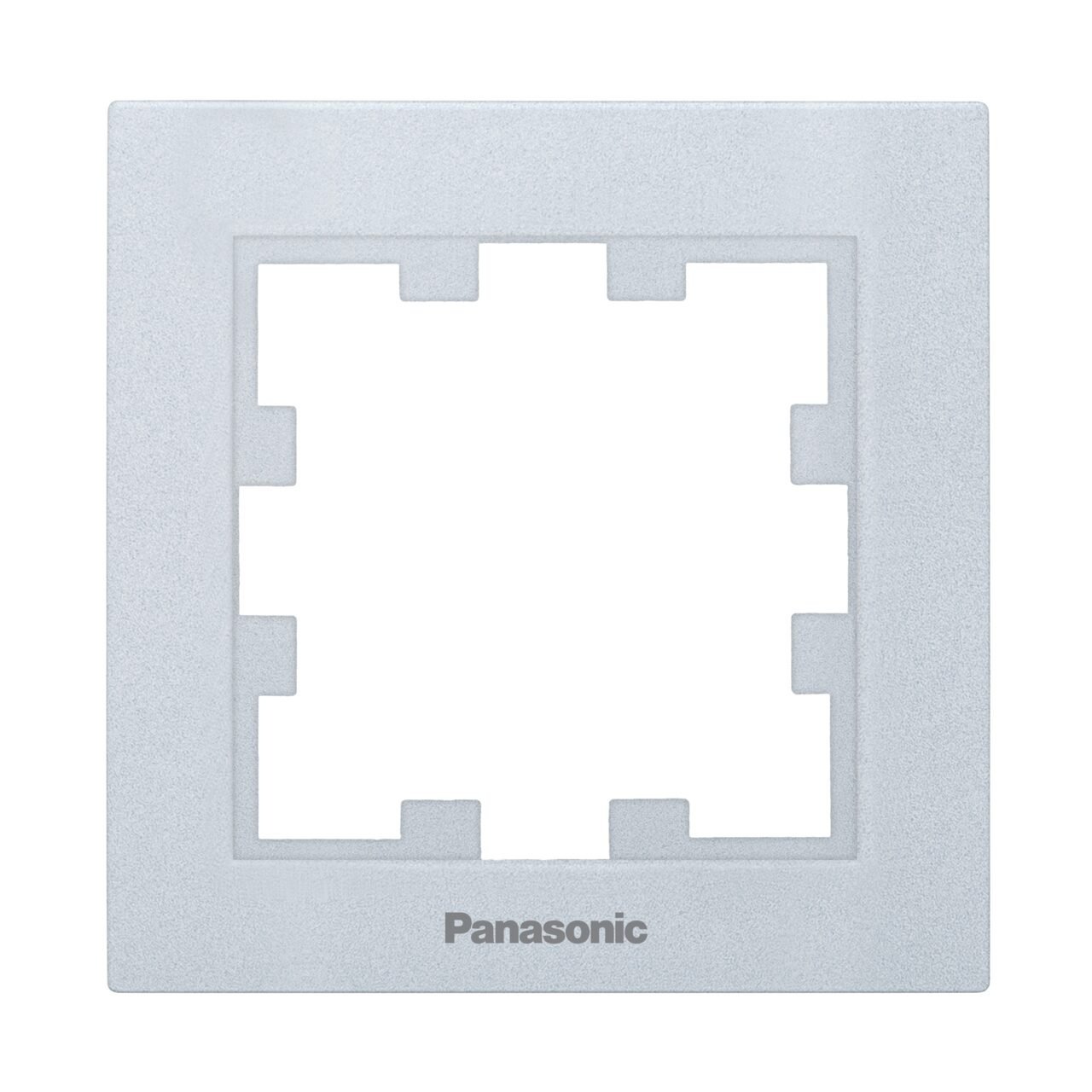 Rama simpla, IP20, Argintiu, Panasonic Karre Plus 55