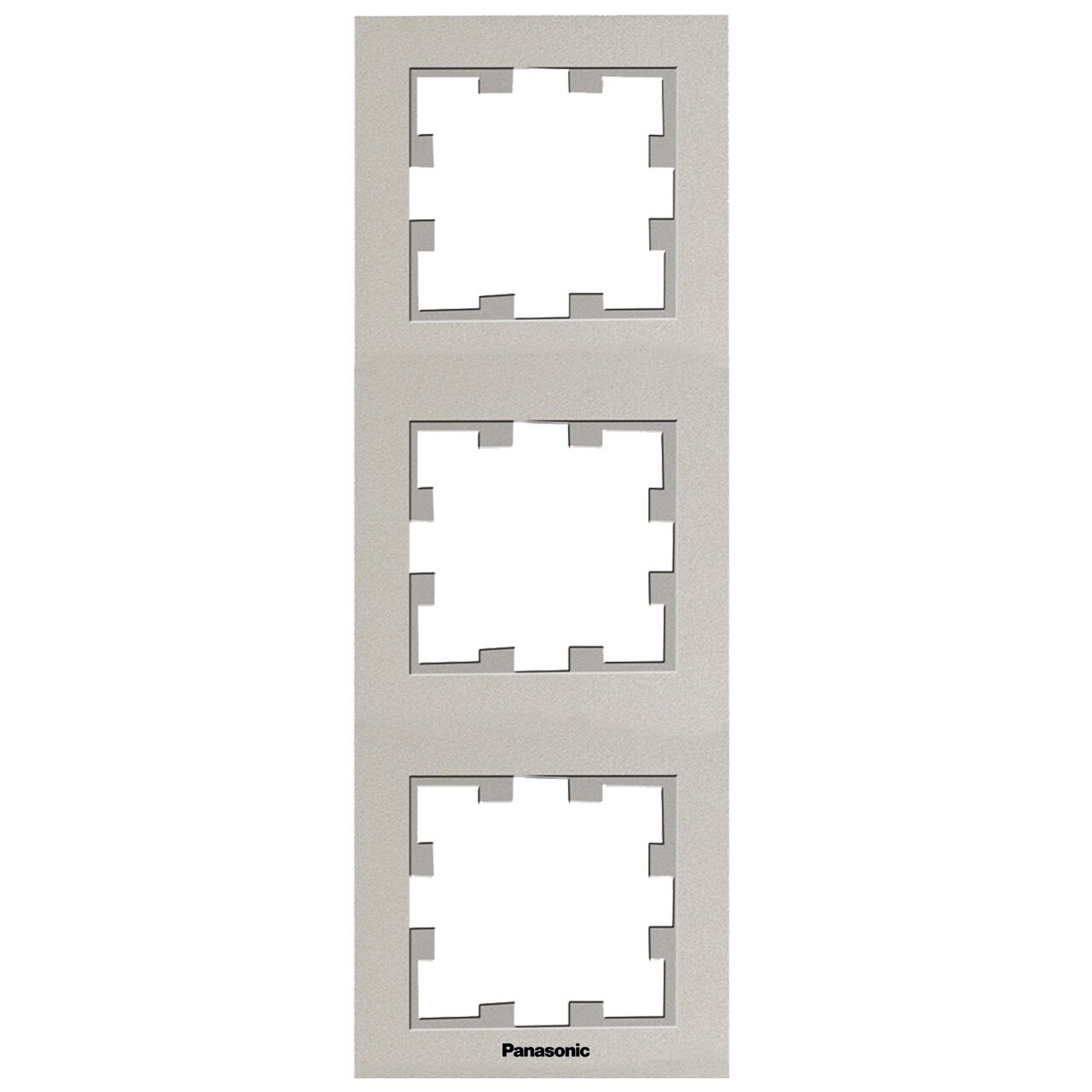 Rama tripla verticala, IP20, Bronz, Panasonic Karre Plus 55